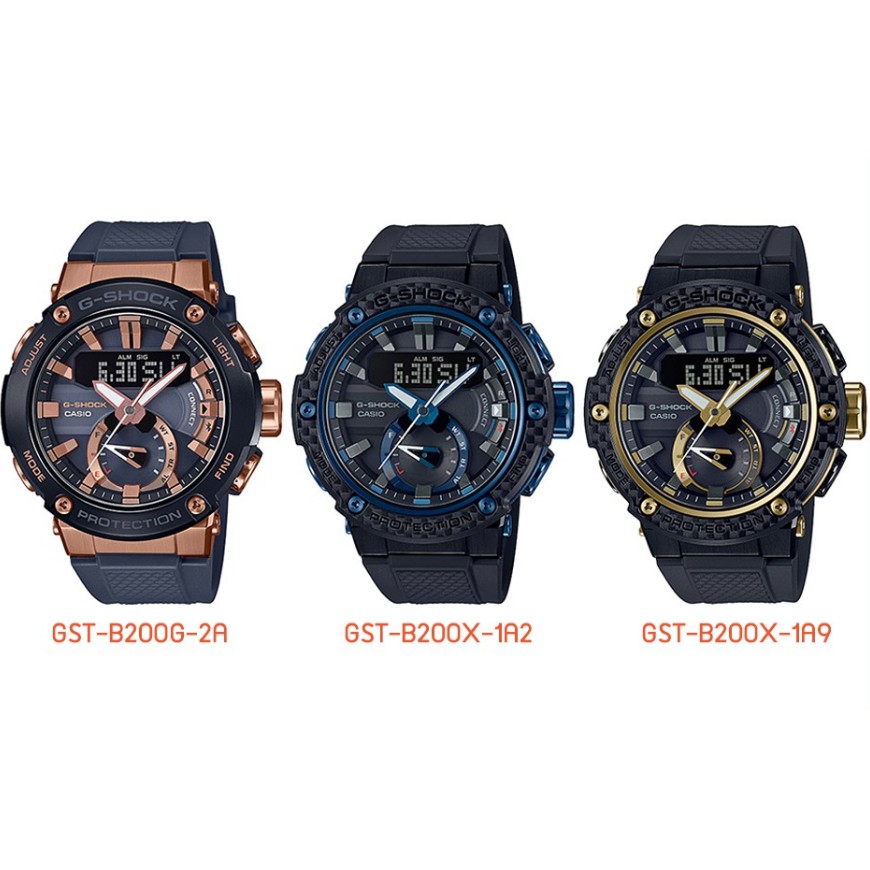 WEB限定】【WEB限定】CASIO G-SHOCK G-STEEL GST-B200X-1A9JF 腕時計