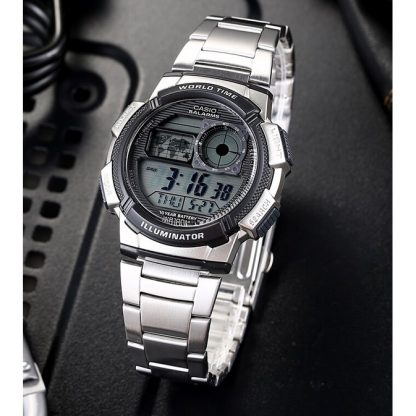 นาฬิกา Casio Standard  รุ่น AE-1000WD-1A นาฬิกาข้อมือผู้ชาย สายแสตนเลส - มั่นใจ ของแท้ ประกันศูนย์ CMG 1 ปีเต็ม