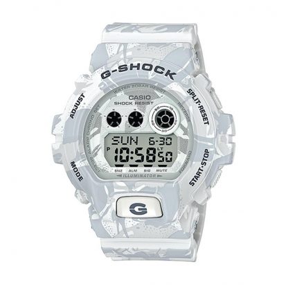 Casio G-Shock นาฬิกาข้อมือผู้ชาย สายเรซิ่น รุ่น GD-X6900MC-7 - สีพรางขาว