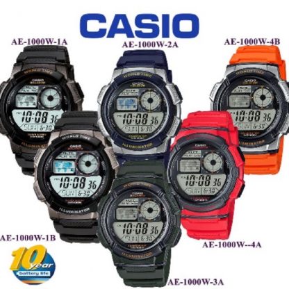 นาฬิกาข้อมือ casio รุ่น AE-1000W ประกัน cmg แท้