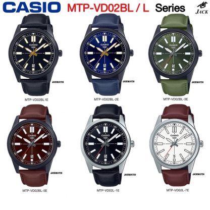 Casio ของแท้ รุ่น MTP-VD02BL, MTP-VD02L Series